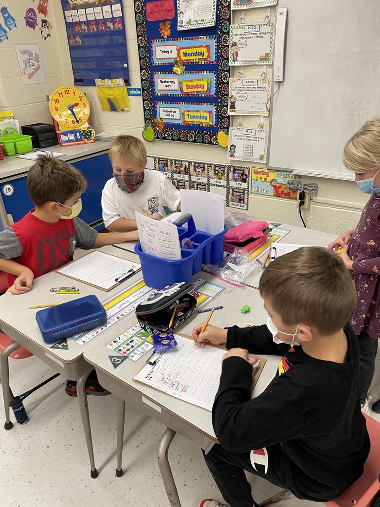 These first grade mathematicians are working together to help the “Giant Teddy Bear 🧸 Company” prepare shipments 📦 for the holiday season. They applied the strategy “make a ten” to add the bears and find accurate shipping labels for each order. 