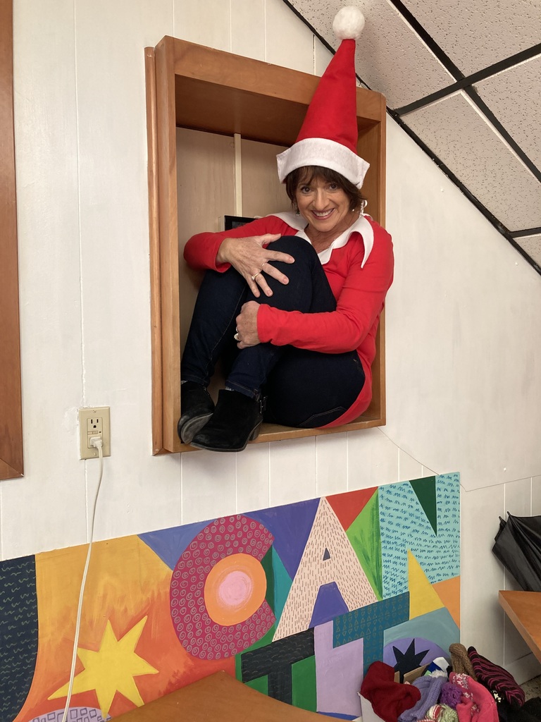 That Elf is hiding in the halls at BES!