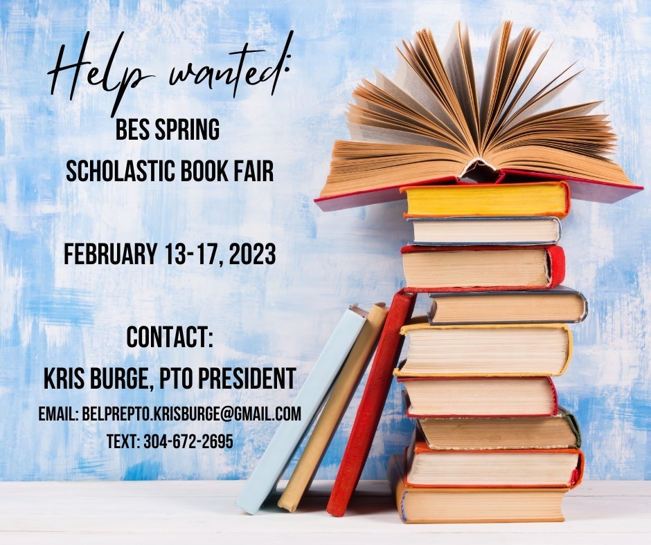 Help wanted! BES Scholastic Spring Book Fair