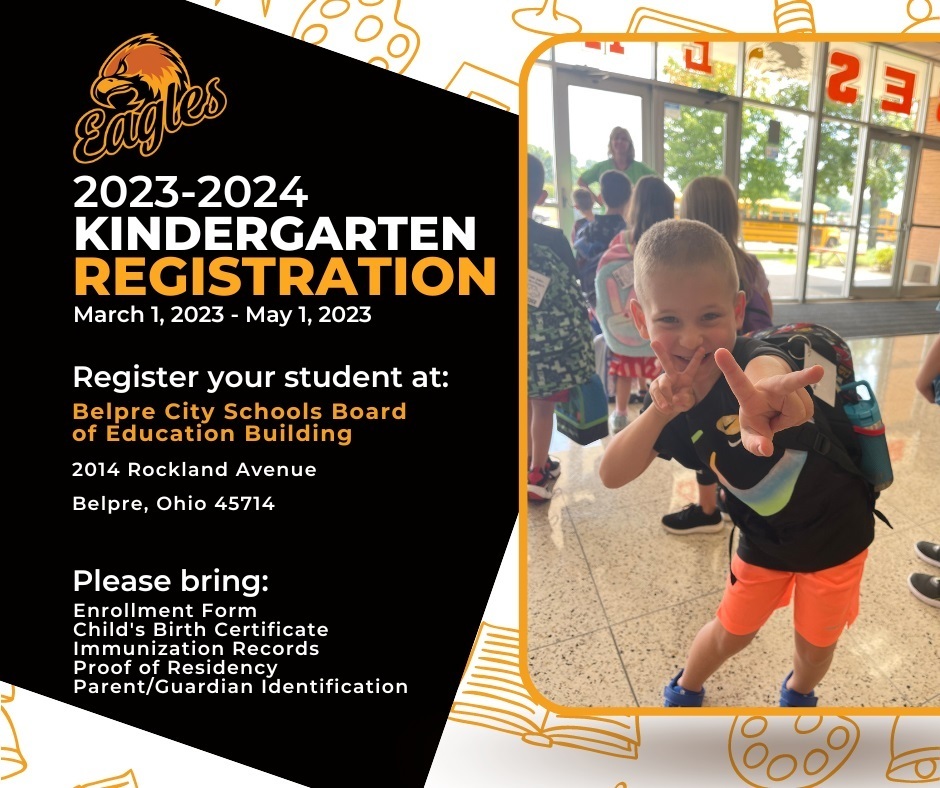 It's time! Register your child for kindergarten today!