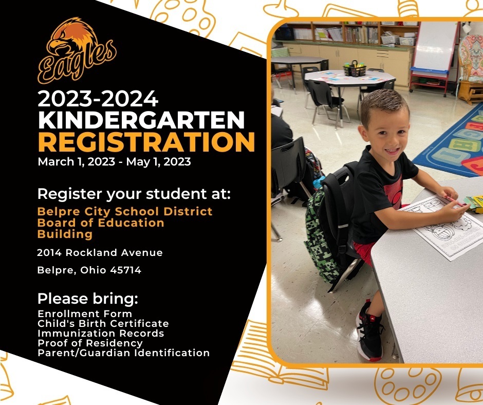 Register your kindergarten student today!