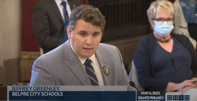 Mr. Greenley Testifying Before the Senate Primary and Secondary Education Committee